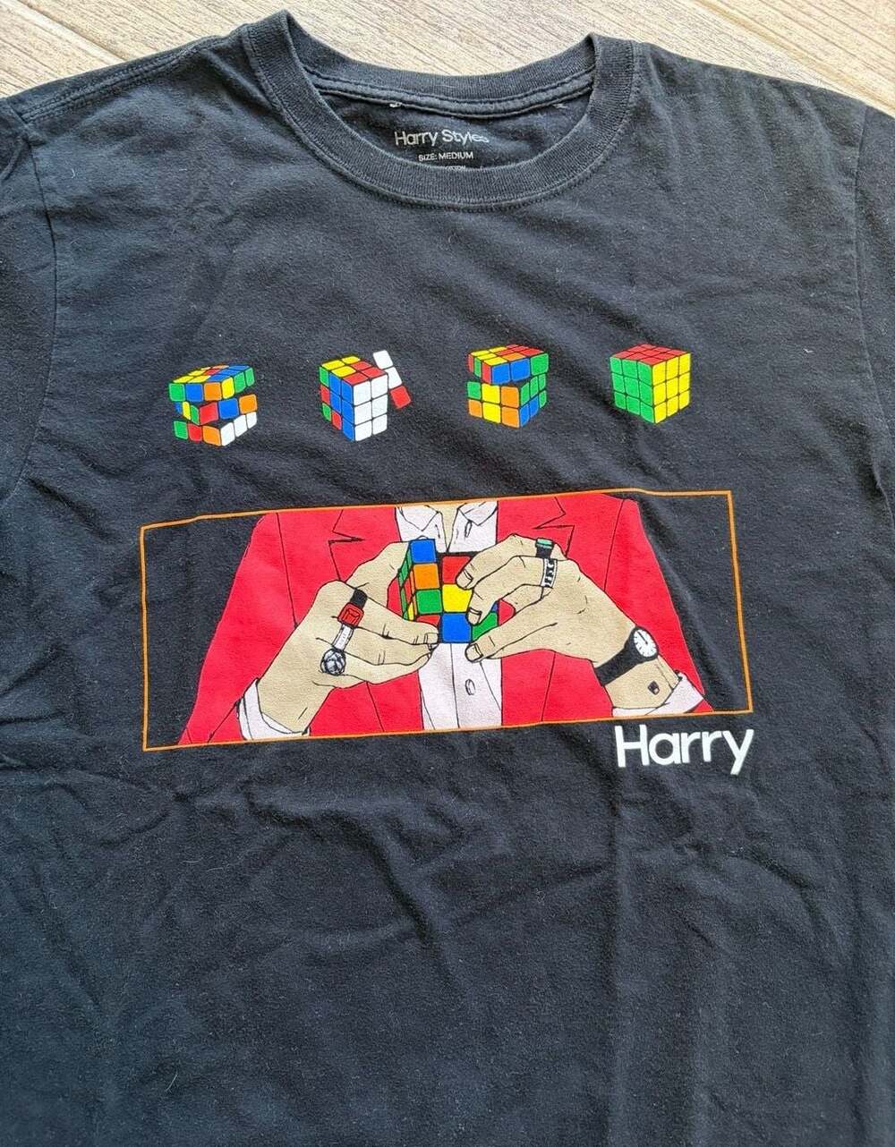 Harry Styles 2018 Rubik's Cube Tour Official Merchandise T-Shirt